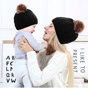 🎀Mom-Baby Beanies Set🎀NEW 
